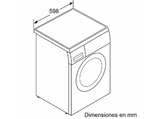 Lavadora carga frontal - Balay 3TS996BT, 9 kg, 1400rpm, 5 programas, Sensor 3G, Bitérmica, Blanco