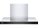 Campana decorativa - LG HCEZ2426S, 3 velocidades, 800 m³/h, 59.8 cm, ThinQ™, Acero inoxidable