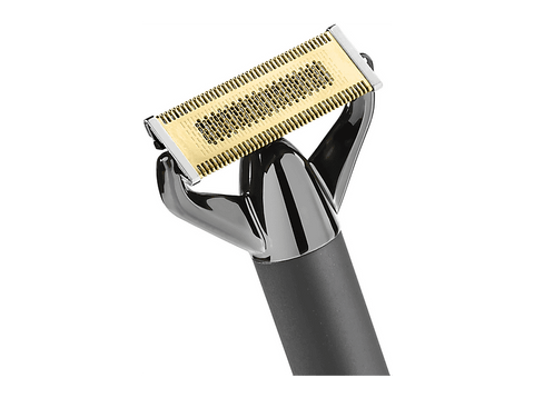 Afeitadora - BaByliss X-BLADE Super-X, 4 Peines Guía (1 mm, 2 mm, 3 mm y 5 mm), 45 min Autonomía, Para Barba, IPX7, Metal Black
