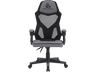 Silla gaming - Newskill Eros Mesh, Carga máx. 150 kg, Respaldo mallado, Tela transpirable, Gris