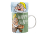 Pack Merchandising - Funko Blancanieves - Happy Mug & Socks, Taza y Calcetines, Cerámica, 315 ml