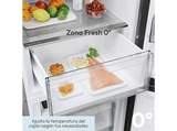 Frigorífico combi - Candy City Fresco CNCQ2T518EX, Total No Frost Circle+, 182 cm, 279 l, Iluminación LED, Inox
