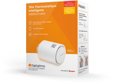 Válvula termostática - Netatmo NAV-ES, Accesorio del termostato, Control remoto vía App, Regulación inteligente, Blanco