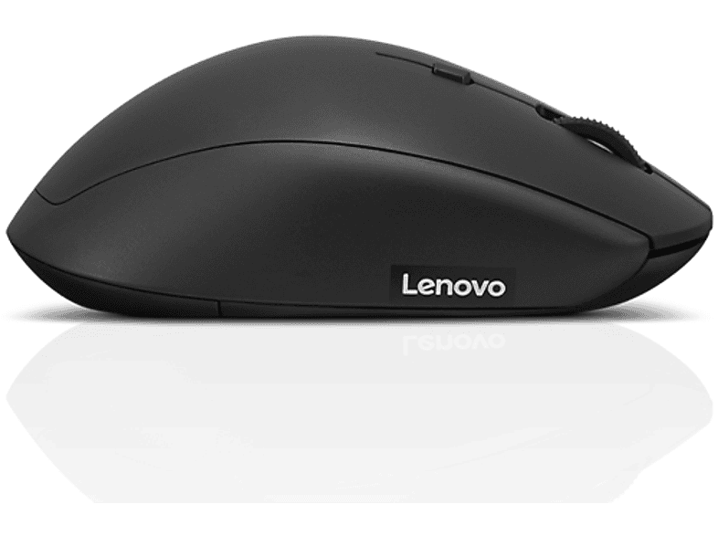 Ratón inalámbrico - Lenovo 600 Wireless Media, Inalámbrico, 2400 DPI, Negro