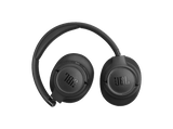 Auriculares inalámbricos - JBL Tune 780NC, Autonomía 76 h, Diadema, Circumaurales, Cancelación de ruido adaptativa con Smart Ambient, Plegables, Negro