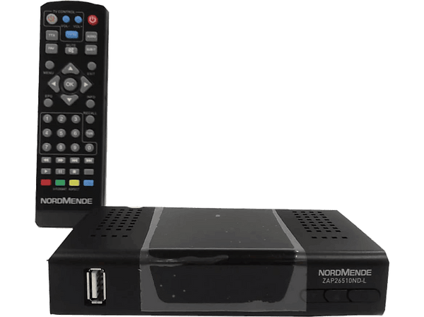 Receptor TDT - NordMende ZAP 26510DN, DVB-T2, USB, Negro