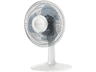 Ventilador de sobremesa - Rowenta VU2110 Essential, 28 W, 20 m³/min, 46 dB, 2 Niveles, Oscilante, Blanco