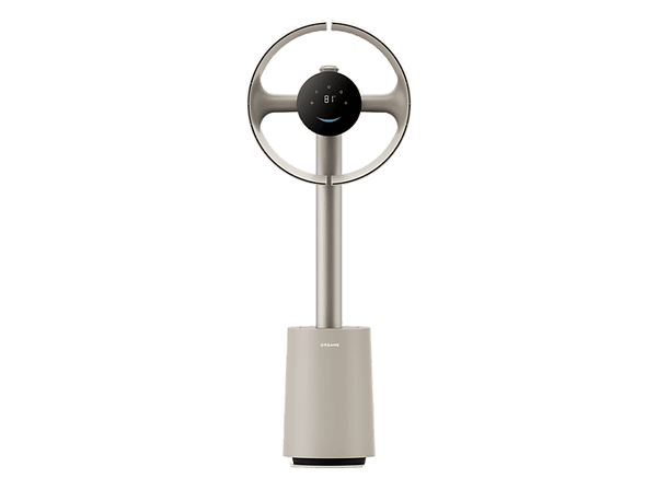 Ventilador de pie - Dreame MF10, 55 W, 10 Velocidades, Sin aspas, Control Inteligente desde el móvil, Beige