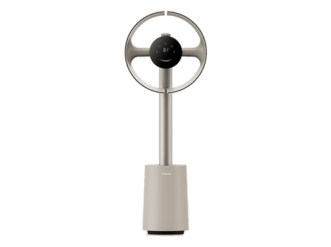 Ventilador de pie - Dreame MF10, 55 W, 10 Velocidades, Sin aspas, Control Inteligente desde el móvil, Beige