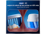 Cepillo eléctrico - Oral-B iO 6s, Pack doble, 5 modos, Seguimiento con app, Pantalla interactiva, Sensor de presión, Estuche de viaje, Blanco y rosa
