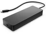 Hub USB/Concentrador - HP Concentrador multipuerto universal USB-C, 7 puertos, Windows®, macOS y Chrome OS®, Negro