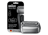 Recambio para afeitadora -  Braun 83M, Compatible con afeitadoras Series 8, Plata