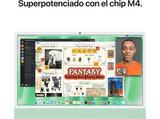 Apple iMac (2024) 24 Retina 4.5K, Chip M4, CPU de 10 núcleos, GPU de 10 núcleos, 16GB de RAM, 256 GB de SSD, Gigabit Ethernet, Verde