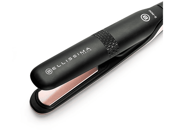 Plancha de pelo - Bellissima 11877 B-Mini, Cerámica, 25 W, 200 °C, Rosa