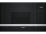 Microondas - Siemens BE525LMS0, integrable, Grill 1000 W, 20 L, Reloj electrónico programable