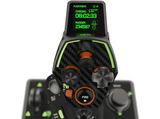 Simulador de vuelo - Turtle Beach VelocityOne Flightdeck, Flight Touch Display y HUD OLED, Personalización extrema de controles, Negro