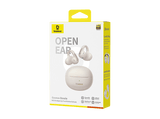 Auriculares conducción de aire - Baseus Bowie MC1 Pro Open-Ear, 40 h de autonomía, Cancelación de ruido, Audio Hi-Res i3X, Resistencia IP67, Blanco