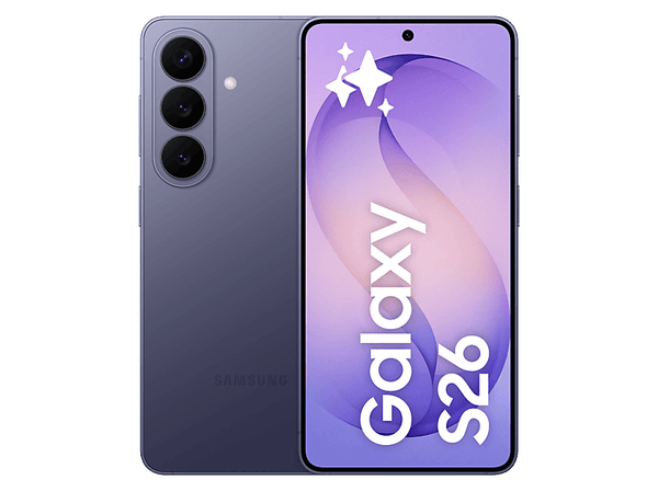 Móvil - Samsung Galaxy S26, Violeta, 512 GB, 12 GB RAM , 6.3" FHD+, Exynos 2600, 4300 mAh, Android 16