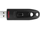 Memoria USB 256 GB - SanDisk Ultra, USB 3.0, Lectura 130MB/s, Compatible USB 2.0, Software SecureAccess, Negro
