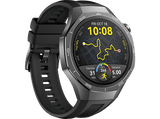 Smartwatch - Huawei Watch GT5 Pro 46mm, Llamadas BT, Respuesta con Teclado, 14 días batería, Compatible iOS/Android, Correa Fluoroelastómero Negro