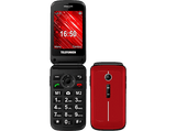 Móvil - Telefunken S430, Rojo, 32MB RAM, 2.8 TFT, Teclas grandes