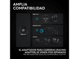 Volante - Logitech G RS50 System, Base accionamiento 8 N�<br/>m, RS Wheel Hub con 13 botones, RS Round Wheel 11″, Trueforce, Force Feedback, XBOX-PC, Negro