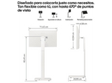 Monitor - LG Smart Monitor Swing 32U721SAW-W, 32 UHD 4K, 60 Hz, 5ms, VA, Altavoces Incorporados, Blanco