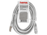 Cable de red - Hama RJ-45 CAT-5E STP, 1.5 metros, Gris