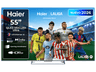 TV QLED Mini-LED 55'' - Haier M90 Series H55M90GUX, QLED 4K HDR10+, Google TV, Dolby Atmos, Sonido KEF, Gaming 144Hz, Negro