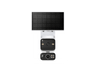 Cámara de vigilancia IP - Tp-link Tapo C645D KIT, 2560 x 1440 píxeles, Función de visión nocturna, Doble Lente 360º con Panel Solar, Blanco