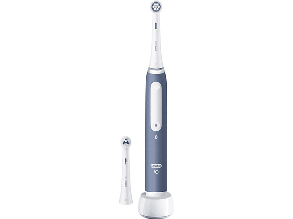 Cepillo eléctrico - Oral-B iO My Way, Para adolescentes, 4 Modos, Especial ortodoncia, Sensor de presión, Azul