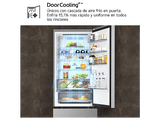 Frigorífico combi - LG GBBW322CPY, No Frost, 203 cm, 465 l, AI Inverter™, DoorCooling+™, ThinQ AI™, Inox antihuellas