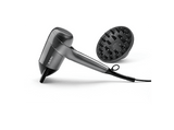 Secador - BaByliss Titanium Shine D6200DE, 2100 W, 3 Temperaturas/Velocidades + Aire Frío, Iónico Antiencrespamiento, Difusor incluido, Plata