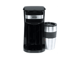 Cafetera de goteo - Jocca 2768, 750 W, 420 ml, 1 Taza, Filtro de malla reutilizable, Apagado automático, Negro