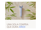 Depiladora de arranque - Philips BRE708/00, ProGuide 360°, 32 pinzas cerámica, Piernas y Cuerpo, Seco y Mojado, 60 min, Sin cable, LED