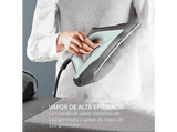 Centro de planchado - Rowenta Force Pro 300 VR5430, 2400 W, 310 g/min, 6.2 bar, Suela de Durilium Airglide, Verde