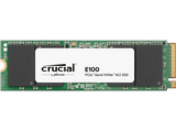 Disco duro SSD interno 1 TB - Crucial E100 PCIe Gen4 2280 NVME M.2, Velocidad de lectura 5000 MB/s, Negro