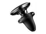 Soporte de móvil para coche - Baseus Magnetic Car Mount, Universal, Magnético ultrapotente, Para rejilla de ventilación, Rotación 360º, Negro