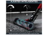 Aspirador escoba - Rowenta RH98A9WO X-Force Flex 12.60 Animal Care, 320 W, 0.9 L, 45 min, Tecnol. Ciclónica, 4 modos, Multisuperficie, Rojo