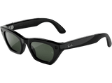 Gafas IA - Ray-Ban Meta Zena (Gen 3), Negro brillante, Transitions® verde grafito, Gafas con IA y cámara, Talla estándar, Unisex