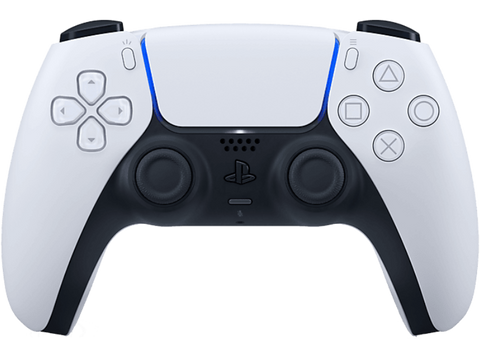 Mando - Sony Dualsense V2, Para PlayStation 5, Bluetooth, Retroalimentación háptica, Blanco