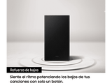 Barra de sonido - Samsung HW-C450/ZF, Bluetooth, Subwoofer inalámbrico incluido, 25W, Sonido Inteligente Lite, Modo Juego, Negro
