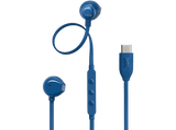 Auriculares de botón - JBL Tune 305C, Intraurales, Bluetooth, Con cable, Micrófono, Blue