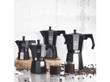 Cafetera tradicional - Cecotec Mokclassic 900 Black, 9 tazas, 550 ml, Aluminio fundido, Black