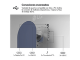 Monitor - LG 32U990A-S, 32 6K, 60 Hz, 5 ms, NANO IPS Black, Thunderbolt 5, Altavoces incorporados, Altura Ajustable, Plateado