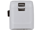 Adaptador de viaje - Hama World Travel Pro Light USB World Universal, blanco