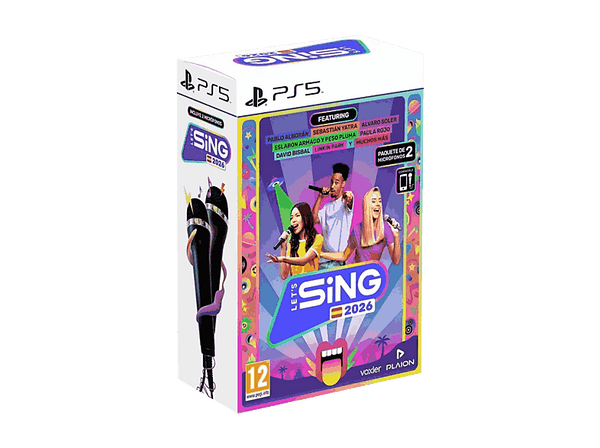 PS5 Let's Sing 2026 + 2 Micrófonos