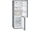 Frigorífico combi - Siemens KG36NXIEA, No Frost, 186 cm, 326 l, Cajón HyperFresh, MultiAirflow, Inox