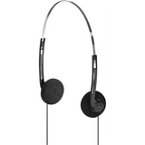 Auriculares - Hama Slight, Supraurales, Jack 3.5 mm, Alámbrico, 1.2 m, Negro
