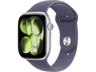 Apple Watch Series 11 (2025), GPS, 46 mm, Caja de aluminio Plata, Correa deportiva Niebla lila, S/M, Calidad del sueño, 24h Autonomía